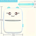 Pocket Inkless Mini Printer - Thermal Portable Bluetooth Wireless Mini Printer